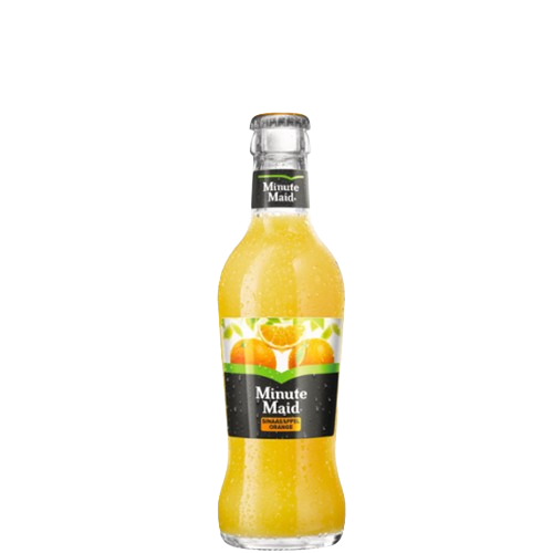 Minute Maid Orange Glass